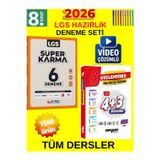 8.Sınıf Lgs Süper İkili Tüm Ders Genel Deneme Set-Eyted Süper Karma 6Lı+Ankara Güç 4+3 Deneme