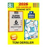 8.Sınıf Lgs Süper İkili Tüm Ders Genel Deneme Set-Eyted Süper Karma 6Lı+Liderler 10Lu Deneme