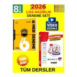 8.Sınıf Lgs Süper İkili Tüm Ders Genel Deneme Set-Hız Yayın 6Lı Genel+Ankara Güç 4+3 Deneme