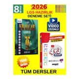 8.Sınıf Lgs Süper İkili Tüm Ders Genel Deneme Set-Krallar Karması 9 Lu+Ankara Güç 4+3 Deneme