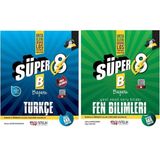 8. Sınıf Lgs Süper Türkçe Soru Kitabı + Lgs Süper Fen Bilimleri Soru Kitabı (2 Kitap)