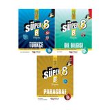 8. Sınıf Lgs Süper Yeni Nesil Türkçe + Dil Bilgisi + Paragraf Soru Kitabı Seti (3 Kitap)