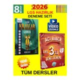 8.Sınıf Lgs Tüm Ders Genel Deneme Set-Krallar Karması 9 Lu+Ünlüler Acı Biber 3 Lü Deneme