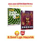8.Sınıf Lgs Tüm Dersler Süper Karma 6 Lı Deneme+Krallar Karması Lgs 8.Sınıf 9 Lu Deneme Seti