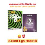 8.Sınıf Lgs Tüm Dersler Süper Karma 6 Lı Deneme+Okyanus Master 8.Sınıf Lgs 3Lü Deneme Seti