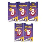 8. Sınıf LGS Yeni Nesil 5 Kitap Branş Denemeleri Onburda Yayınları