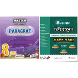 8.sınıf Master Paragraf Soru Bankası ve Türkçe Fark Var Kazanım Takip Denemeleri