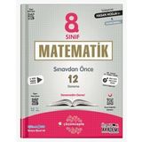 8.Sınıf Matematik Hasan Hojda Hoca'dan Sınavdan Önce 12 Deneme (Beyaz)