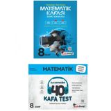 8.Sınıf Matematik Kafası Soru Bankası + 8. Sınıf Matematik 40 Kafa Test