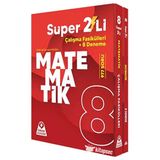 8.Sınıf Matematik Süper 2 Li Çalışma Defteri Soru Bankası Örnek Akademi
