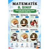 8.Sınıf Matematik Süper Set Ders Çalışma Yaprakları (6 Kitap)