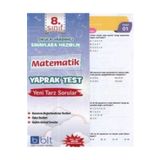 8. Sınıf Matematik Yaprak Test Bulut Eğitim ve Kültür Yayınları