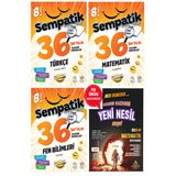 8.Sınıf Sempatik Türkçe - Matematik -Fen Bilimleri 36 Haftalık Kazanım Denemeleri 2025-2026