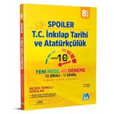 8. Sınıf Spoiler İnkılap Tarihi Yeni Nesil 18 Deneme Martı M+ Yayınları