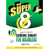8. Sınıf Süper Fen Bilimleri Yeni Nesil Deneme Sınavı Nitelik Yayınları