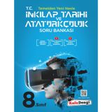 8. Sınıf T.C. İnkılap Tarihi ve Atatürkçülük Soru Bankası-Kafa Dengi Yayınları