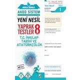 8.Sınıf T.C İnkılap Tarihi ve Atatürkçülük Yeni Nesil Yaprak Testler