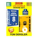 8.Sınıf Tüm Ders Lgs Genel Deneme Set Süper 2Li-Editör Branş Branş+Hız 6 Lı Genel Deneme Set