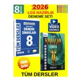 8.Sınıf Tüm Ders Lgs Genel Deneme Set Süper 2Li-Editör Branş Branş+Krallar Karması 9 Lu