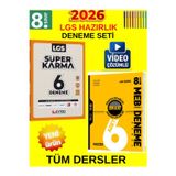 8.Sınıf Tüm Ders Lgs Genel Deneme Set Süper 2Li-Eyted Süper Karma 6Lı+Hız 6 Lı Genel Deneme Set