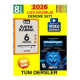 8.Sınıf Tüm Ders Lgs Kazandıran Genel Deneme Set -Eyted Süper Karma 6Lı + Kafadengi 5'Li Deneme