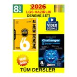 8.Sınıf Tüm Ders Lgs Kazandıran Genel Deneme Set -Hız Yayın 6Lı Genel + Kafadengi 5'Li Deneme