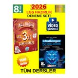 8.Sınıf Tüm Ders Lgs Kazandıran Genel Deneme Set -Ünlüler Acı Biber 3Lü + Kafadengi 5'Li Deneme