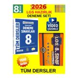 8.Sınıf Tüm Ders Lgs Kazanım Genel Deneme Set -Editör Branş Branş+Mozaik 7 Li Genel Deneme
