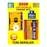 8.Sınıf Tüm Ders Lgs Kazanım Genel Deneme Set -Hız Yayın 6Lı Genel+Mozaik 7 Li Genel Deneme