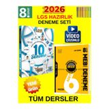 8.Sınıf Tüm Ders Lgs Kazanım Genel Deneme Set Süper 2Li-Liderler 10'Lu+Hız 6 Lı Genel Deneme Set
