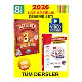 8.Sınıf Tüm Ders Lgs Kazanım Genel Deneme Set-Ünlüler Acı Biber 3Lü+Ankara Güç 4+3 Deneme