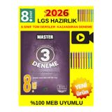 8.Sınıf Tüm Dersler Hazırlık 3 Deneme Okyanus Master Karma Seri Tablet Kalem Seti 2026 Sınavı