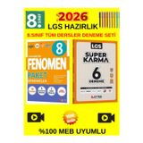 8.Sınıf Tüm Dersler Lgs 10 Farklı Deneme+Eyted 8.Sınıf Süper Karma 6 Lı Deneme Seti+Tablet Kalem