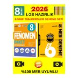 8.Sınıf Tüm Dersler Lgs 10 Farklı Deneme+Hız Lgs 8.Sınıf Tüm Derler 6Lı Genel Deneme Seti+Kalem
