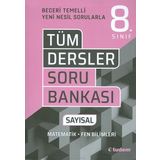 8.Sınıf Tüm Dersler Sayısal Soru Bankası Tudem Yayınları - Ders Kitapları