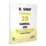 8. Sınıf Türkçe 20 Sarmal Föy Deneme Sınavı Editör Yayınları