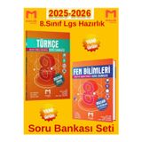 8.Sınıf Türkçe-Fen 2 Kitap Soru Bankası Seti+Dokunmatik Kalem