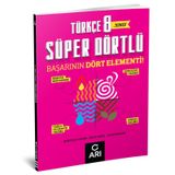 8. Sınıf Türkçe Süper Dörtlü Arı Yayıncılık