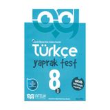 8. Sınıf Türkçe Yaprak Test Nitelik Yayınları