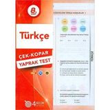 8. Sınıf Türkçe Yaprak Test/4 Adım Yayınları