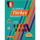 8.Sınıf Üç Adım'da Türkçe Soru Bankası-3 Adım Yayınları
