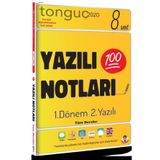 8. Sınıf Yazılı Notları - Tonguç Akademi Yayınları