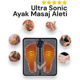 8 Stil, 18 Kademeli, Titreşimli, Tens Özellikli, Şarjlı Taşınabilir Ayak Masaj Aleti - Ahşap