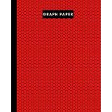 8" x 10" Graph paper - 106 pages - Black Beehive on Red: Imperial 1/4” squared white graph paper and high quality gloss cover by Elizabeth Banks