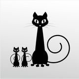 80 cm Aile Kedisi Folyo Sticker