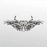 80 cm Boğa Deseni Folyo Sticker