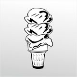 80 cm Dondurma Folyo Sticker