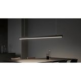 80 cm Düz Sarkıt LED Lineer Aydınlatma Alüminyum Kasa Çubuk LED Avize Beyaz Işık