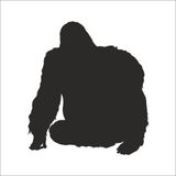 80 cm Goril Folyo Sticker