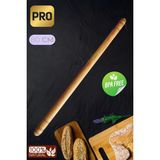 80 cm Kalın Oklava – 29 mm Profesyonel Hamur Açma Oklavası | Dayanıklı ve Ergonomik Tasarım - Ahşap